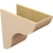 Ekena Millwork 12"W x 24"D x 24"H Classic Carmel Rough Cedar Woodgrain TimberThane Corbel, Primed Tan CORUR12X24X24CARRCPR - alternate 5
